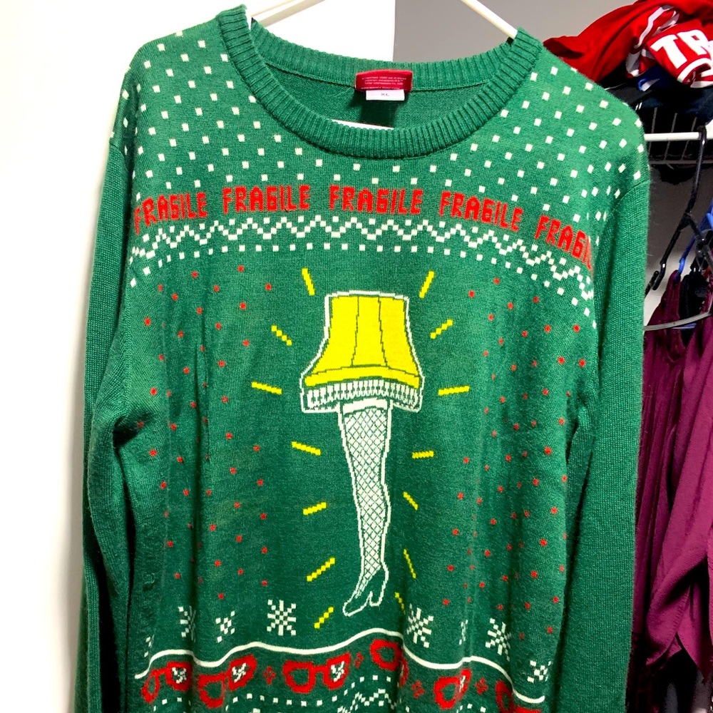 Ugly Christmas Sweater - Leg Lamp